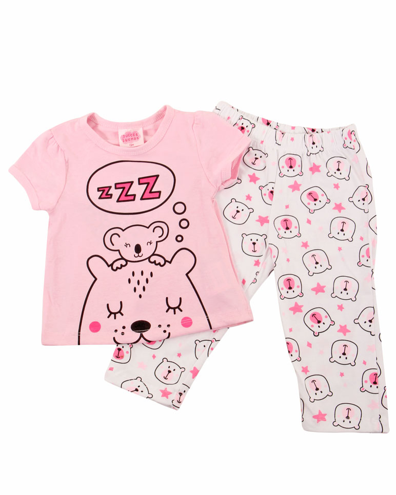 Pijama para bebé 2pz dulces sueños