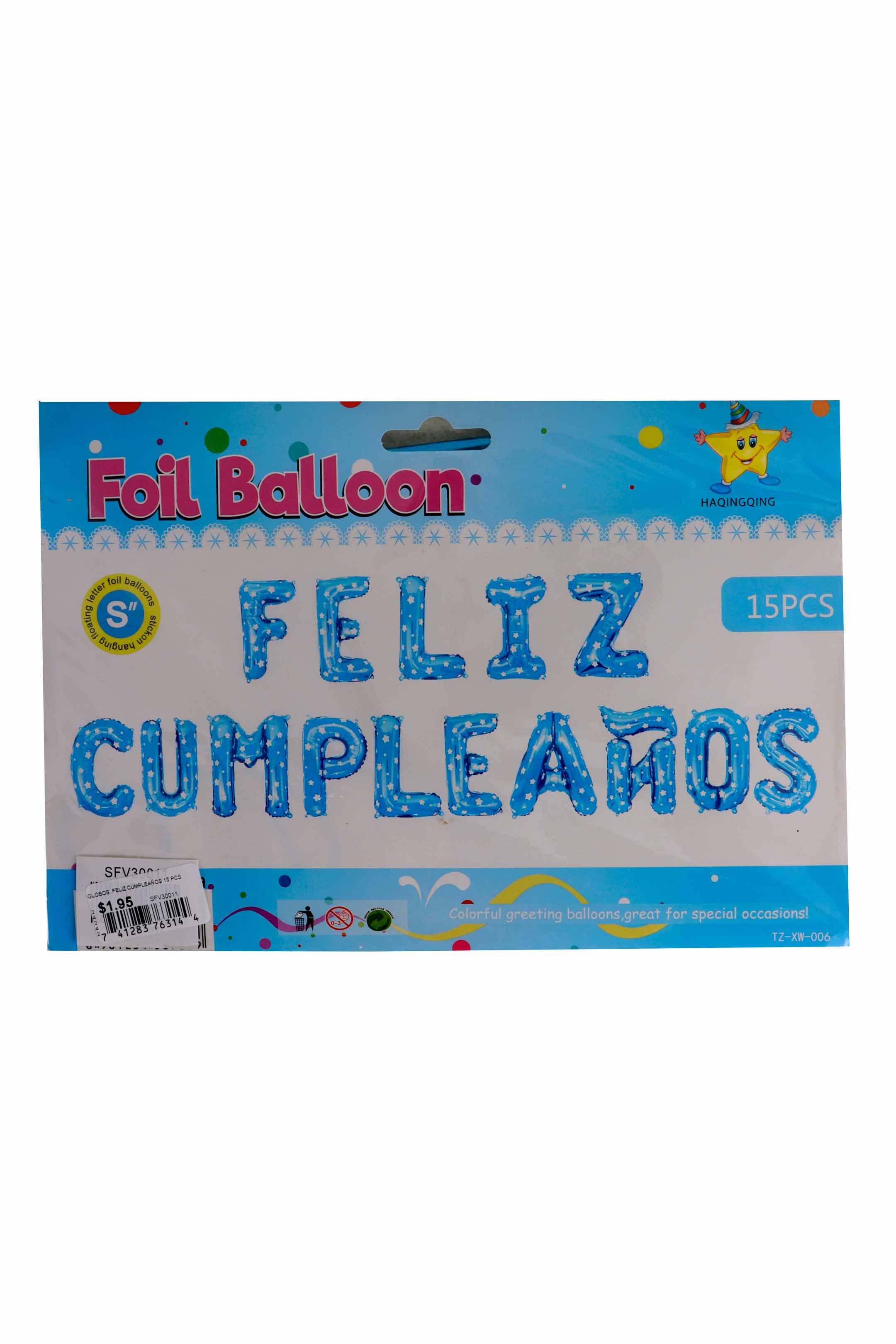 Globos feliz cumpleaños