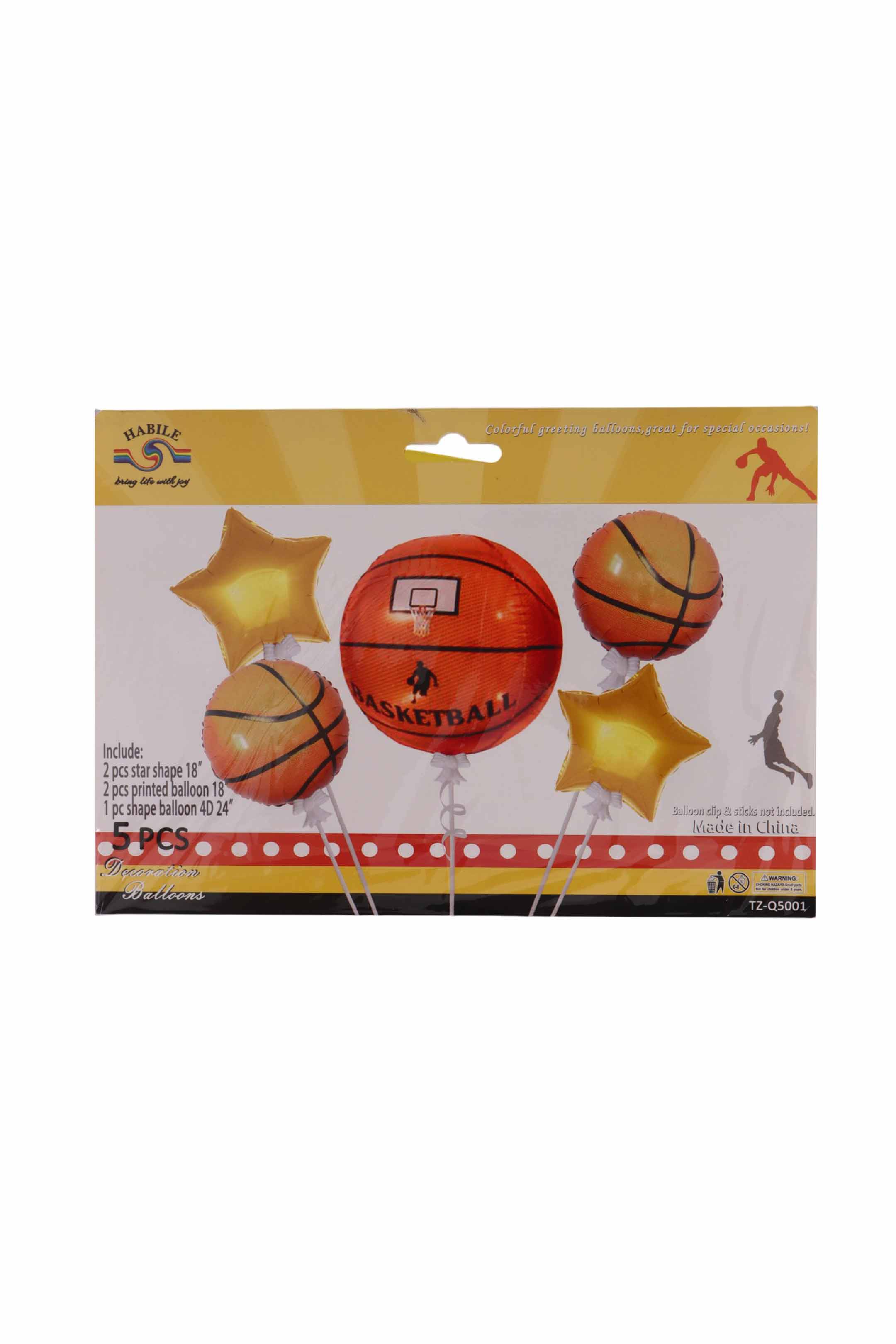 Set de Globos Basquetball