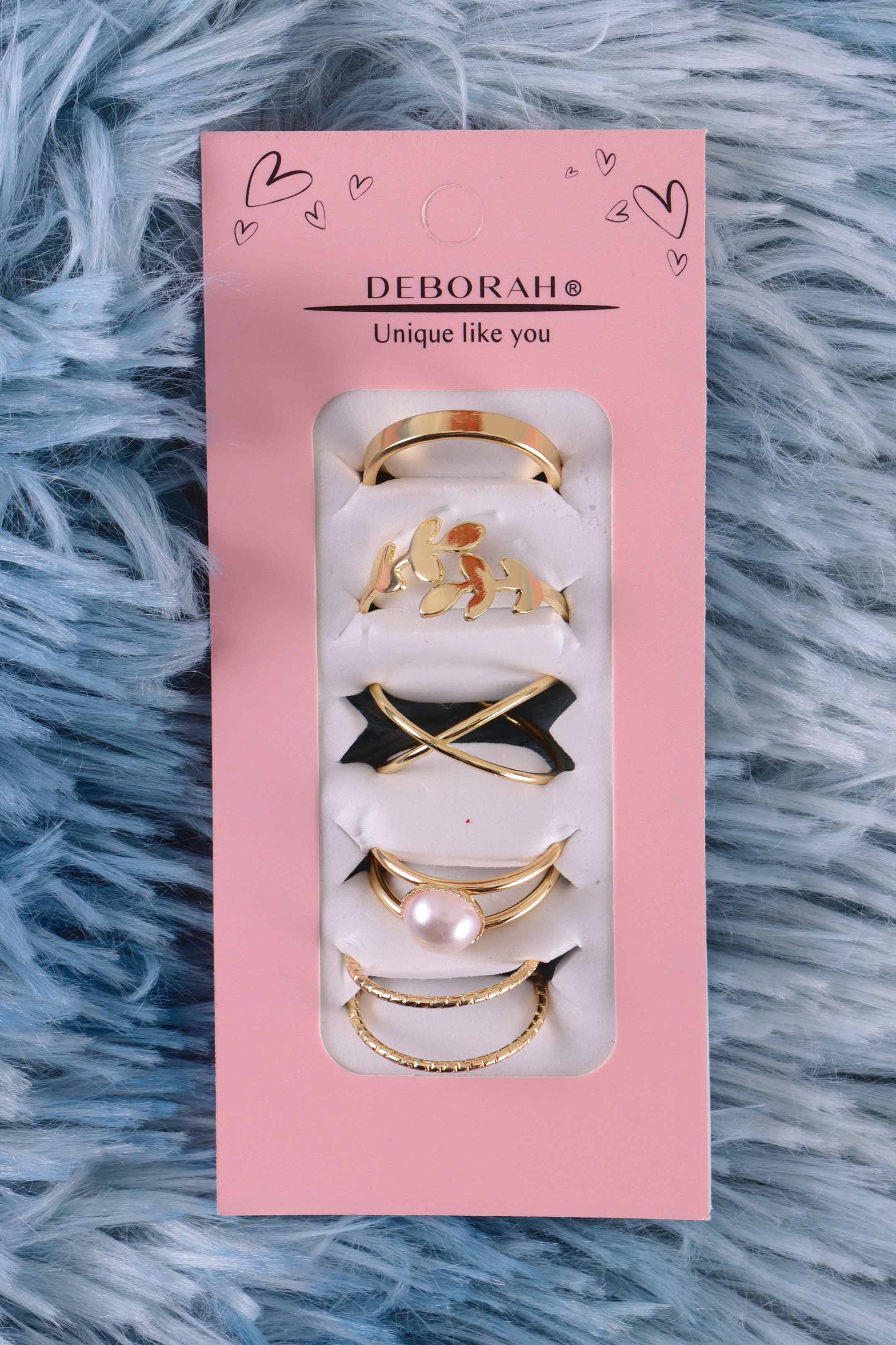 Set de anillos de fantasia