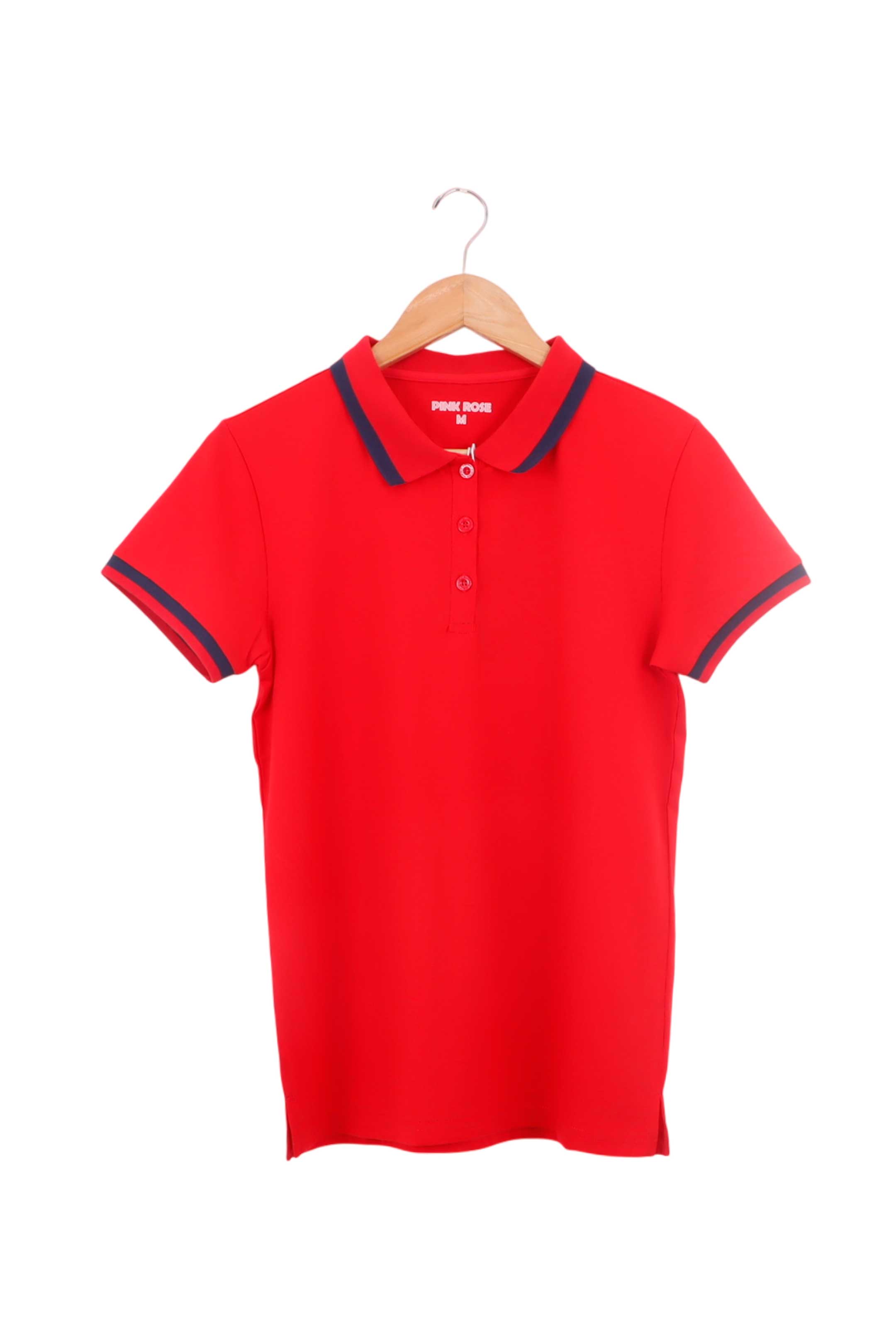 Camisa Tipo Polo Pink Rose