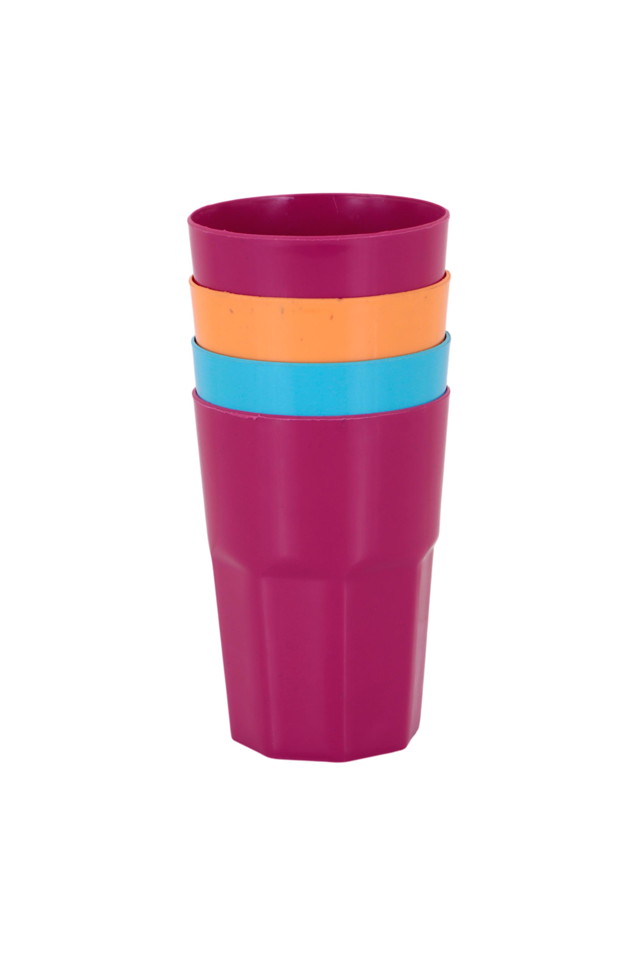 Set de vasos plasticos Multicolor
