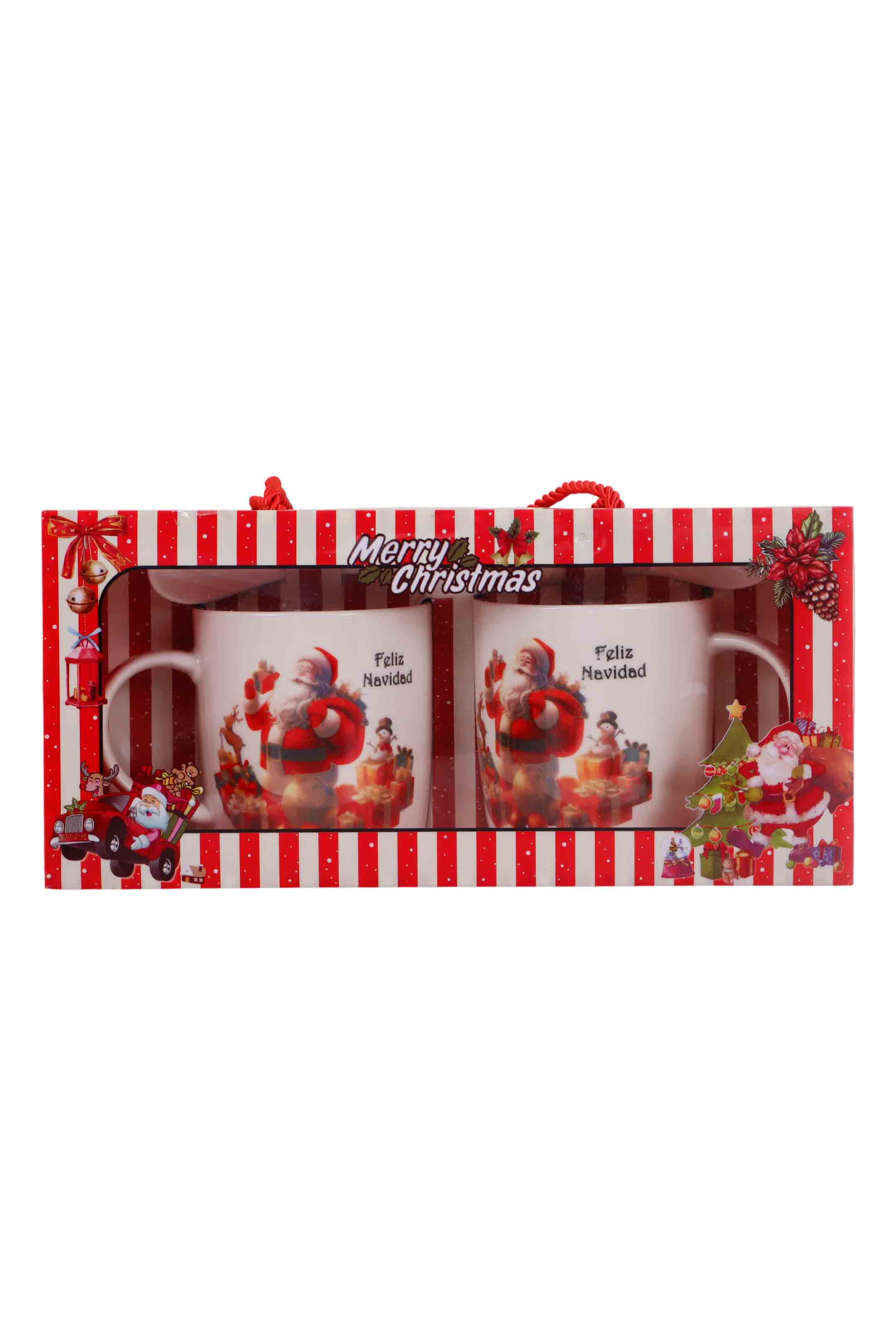 Set de tazas navideñas