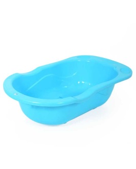 Bañera plastica celeste