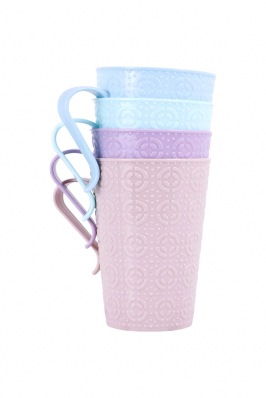 Set de tazas plásticas