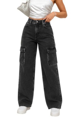 Jeans cargo para dama