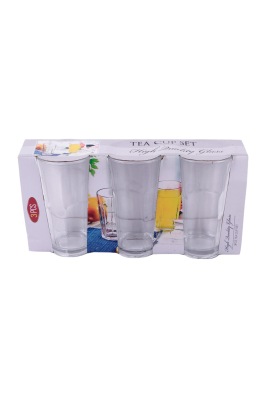 Set de vasos de vidrio
