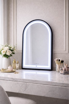 Espejo de pared con luz LED