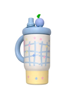 Vaso con pajilla