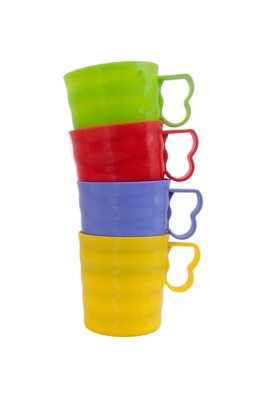 Set de tazas plásticas